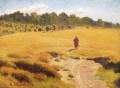 el niño en el campo paisaje clásico Ivan Ivanovich